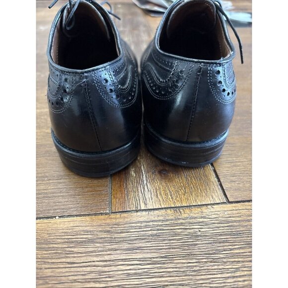 Mens 10.5 B Allen Edmonds Strand Cap-Toe Black Oxford Dress Shoe main image 6